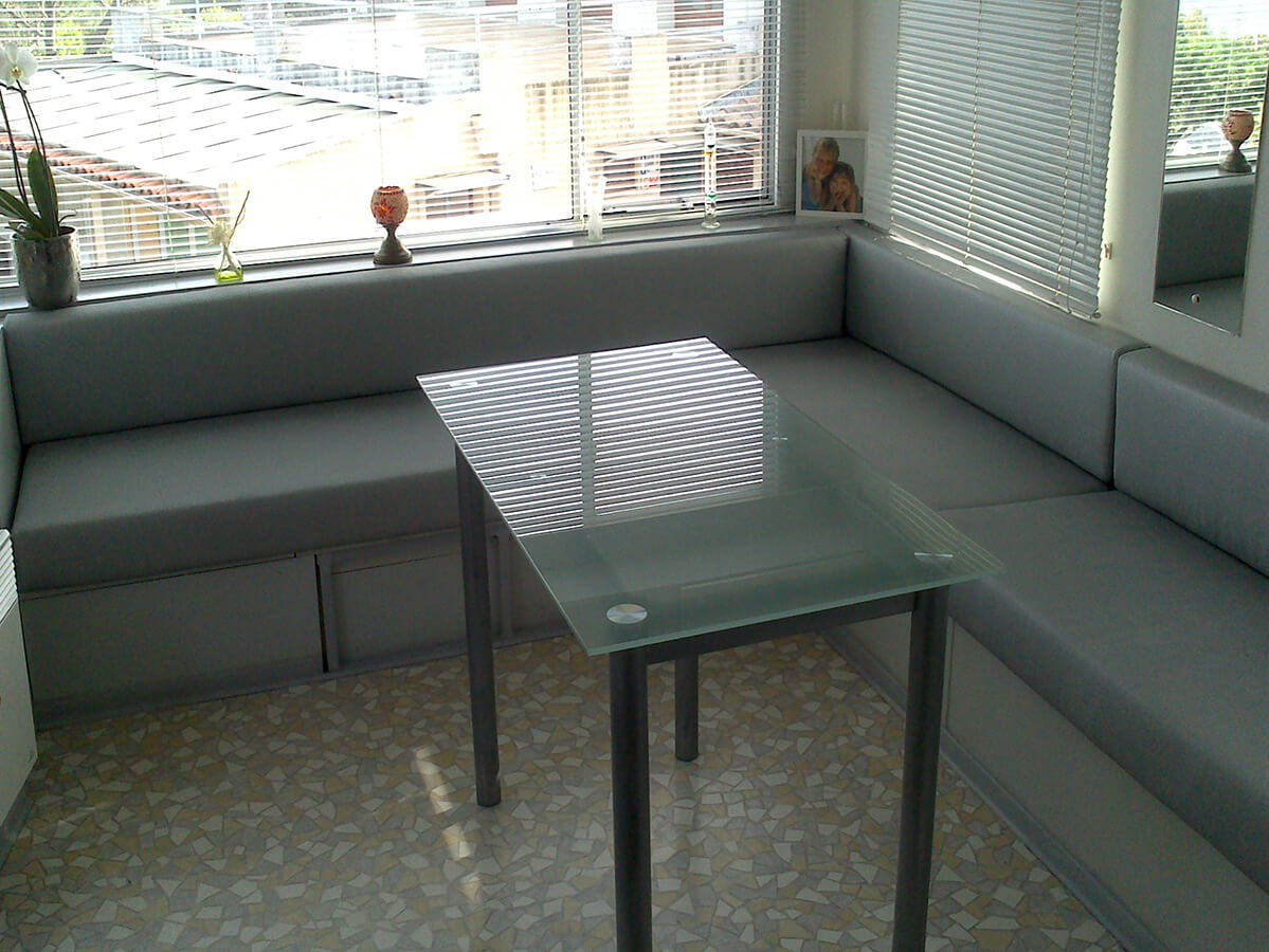 Relooking banquette mobilhome